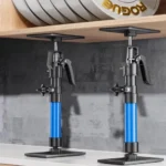 2Pcs Labor-Saving Telescopic Steel Support Rod Cabinet Jack Drywall Construction Tool Extensible Non-slip Hand Lifting Jack DIY