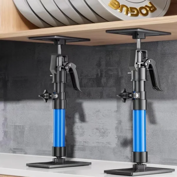 2Pcs Labor-Saving Telescopic Steel Support Rod Cabinet Jack Drywall Construction Tool Extensible Non-slip Hand Lifting Jack DIY