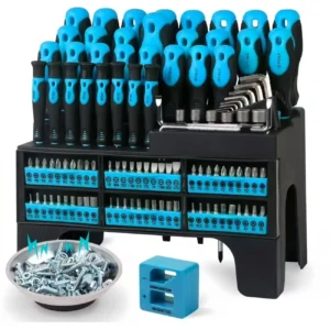 118Pcs Screwdriver Set Magnetic Professional Precision Screwdriver Kit with Storage Rack Home DIY Combination Sets Manual Tools